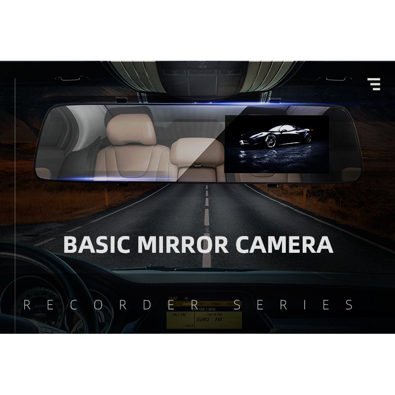 A5 4.5 Inch IPS Screen Full HD Car DVR Camera Auto Front Rearview Mirror Digital Video Recorder Camcorder 