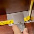 Measuring Tape Clip Tool for Corners Clamp Holder Stainless Iron Precision Measuring Tools Ruler Horizontal Clip