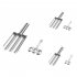 Meatball Maker  Stainless Steel Meatball Scoop Maker With Long Handle Meatball Machine  DIY Meatball Making Set  Home Cooking Tools For Cookie Dough 2 piece mea