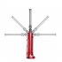 Mechanic Work Light With Magnetic Base Hooks Clip Handheld Cordless Work Light 360  Rotate LED Work Light For Car Repair Garage Household WK071 work light