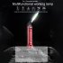 Mechanic Work Light With Magnetic Base Hooks Clip Handheld Cordless Work Light 360  Rotate LED Work Light For Car Repair Garage Household WK071 work light