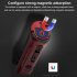 Mechanic Work Light With Magnetic Base Hooks Clip Handheld Cordless Work Light 360  Rotate LED Work Light For Car Repair Garage Household WK071 work light