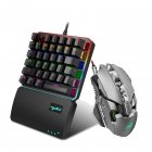 Mechanical Game Mouse J800 Luminous Adjustable Lighting Mouse DPI Max 6400 Mouse   one handed keyboard