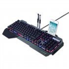 Mechanical Gaming Keyboard Wired Keyboard with Rgb Colorful Backlit Keyboard