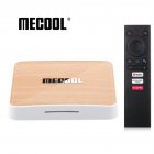 Mecool Km6 Deluxe Wifi 6 Google Gecertificeerd Tv Box Android 10.0 Amlogic S905x4 1000m Lan Bt 5.0 Smart Set Top Box US Plug 4+32GB