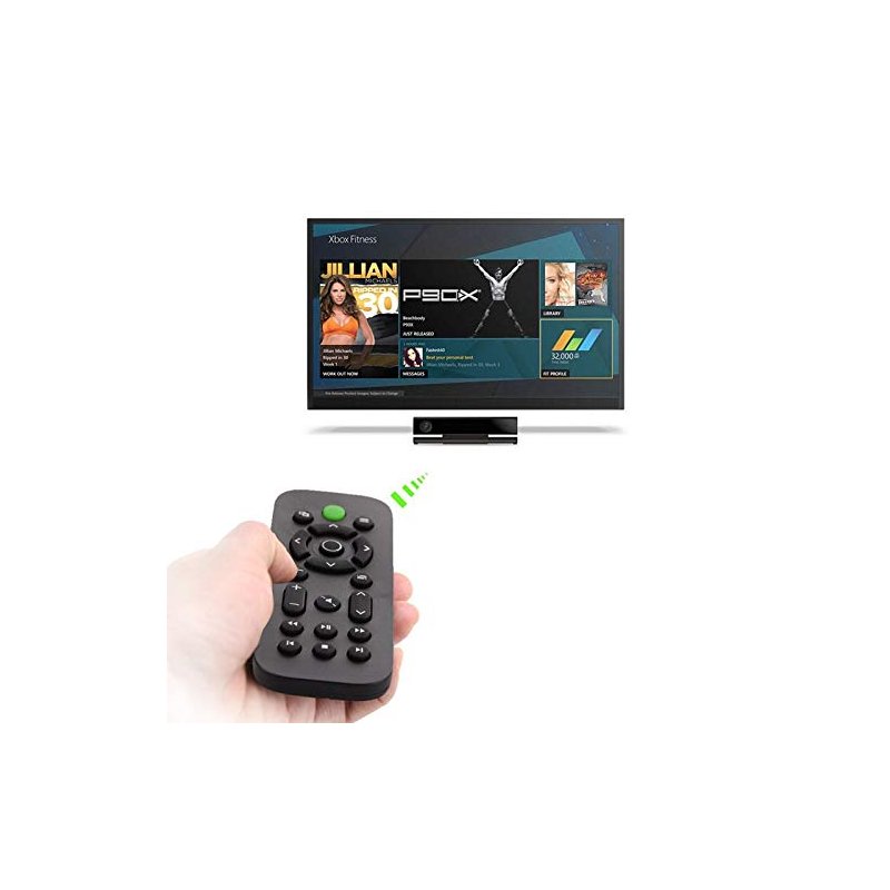Media Remote Control for Xbox ONE Wireless DVD Entertainment Multimedia for Xbox ONE Host Multi-function Remote Controller  black