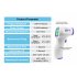 Medical Electronic Digital Infrared Thermometer Adult Fever Thermometer LCD Digital Non contact white Standard