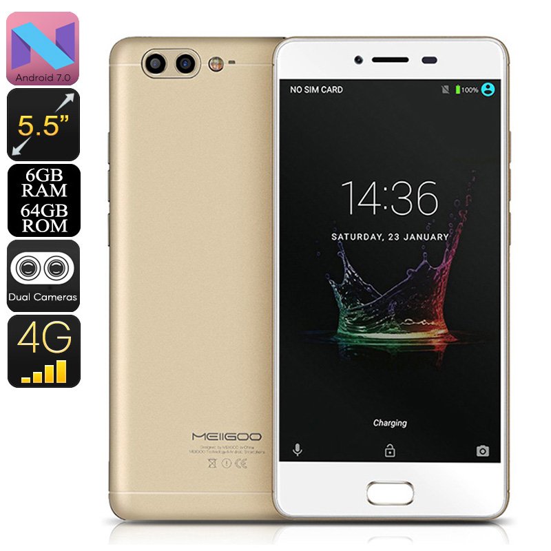 Meiigoo M1 Android Phone (Gold)