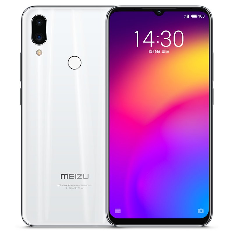 Meizu Note 9 6+64GB ROM Telephone White