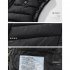 Men 4 Zones Heating Vest Usb Smart Heating 3 speed Adjustable Temperature Vest Black