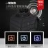Men 4 Zones Heating Vest Usb Smart Heating 3 speed Adjustable Temperature Vest Red