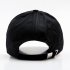 Men And Women Hat Cotton Letter Pattern Sunscreen All match Casual Baseball Cap black 58 60cm