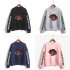 Men And Women Printed Fashion Casual Turtleneck Sweater Tops 5  XL
