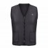 Men And Women Winter USB Warm Electric Jacket for Vest Hiking And Camping black L