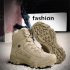 Men Army Tactical Combat Military Ankle Boots Outdoor Hiking Desert Shoes