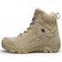 Men Army Tactical Combat Military Ankle Boots Outdoor Hiking Desert Shoes Sand Color 43