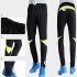 Men Athletic Training Pants Breathable Running Football Long Pants 807 orange M