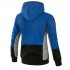 Men Autumn Stitching Hooded Pullover Casual Long Sleeve Sweater Coat Tops Royal blue XL