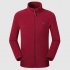 Men Autumn Winter Casual Stand up Collar Cotton Blend Jacket Coat Top red L