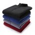 Men Autumn Winter Casual Stand up Collar Cotton Blend Jacket Coat Top red 2XL