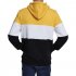Men Autumn Winter Creative Solid Color Casual Hooded Loose Sweater Shirt Tops Red white black XL