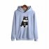 Men Autumn Winter Pullover Hooded Sweater Loose Long Sleeve Fleece Line Tops Hoodie 2  XXL