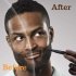 Men Beard Pen Painted waterproof  Beard Enhancer Moustache pencil black 1 pack