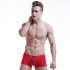 Men Boxers Underwear Breathable Magnetic Therapy Short Pants  Red  XXXL