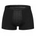 Men Boxers Underwear Breathable Magnetic Therapy Short Pants  Black  XXXXL