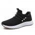 Men Breathable Lightweight Running Shoes Leisure Sports Shoes   Black red 40