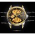 Men Business Automatic Mechanical Watches Waterproof Self winding Luminous Watch Silver Gold Surface