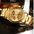 Men Business Automatic Mechanical Watches Waterproof Self winding Luminous Watch Silver Black 