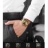 Men Business Automatic Mechanical Watches Waterproof Self winding Luminous Watch Silver Black 