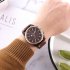 Men Business Quartz Watch Stylish Luxury Leather Watchband Wristwatch
