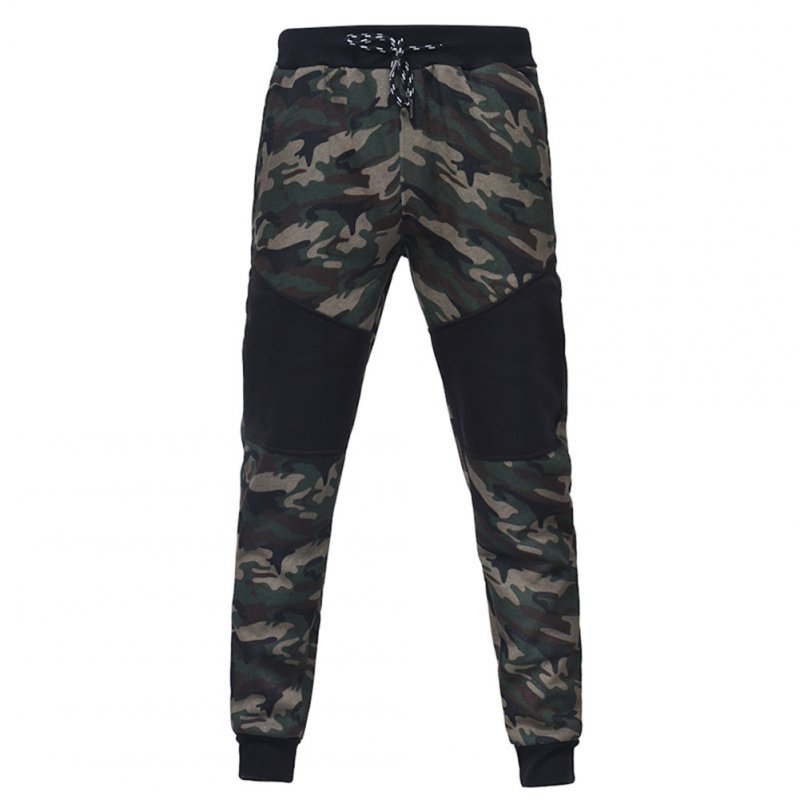 Men Camouflage Matching Sports Trousers