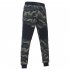 Men Camouflage Matching Sports Trousers with Elastic Waist Long Casual Pants Perfect Gift green M