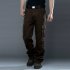 Men Camouflage Multiple Pockets Casual Long Trousers  Green camouflage 34  2 62 feet 