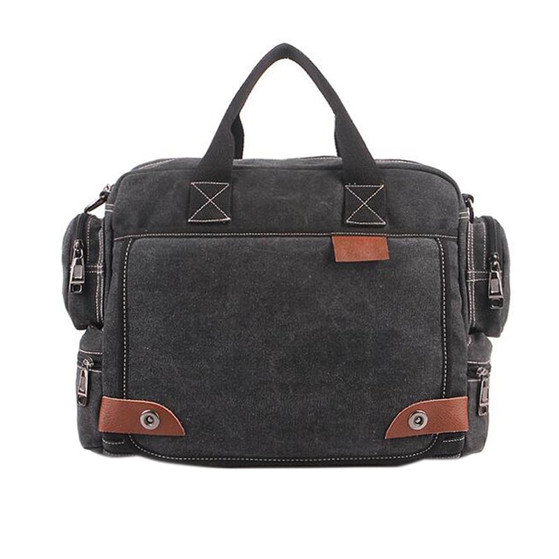 Men Canvas Crossbody Bag Casual All-match Messenger Shoulder Bags Christmas Gifts