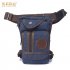 Men Canvas Crossbody Bag Casual All match Messenger Shoulder Leg Bags Gifts blue