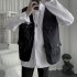 Men Cargo Vest Casual Loose Sleeveless Waistcoat Trendy Solid Color Zipper Canvas Vest With Multiple Pockets B00 brown L
