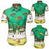 Men Casual Breathable Fashion Hawaiian Floral Short Sleeve Lapel Shirt Tops CS164 3XL