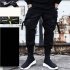 Men Casual Haren Trousers Middle Waist Solid Color Style for Sports Daily Wearing 603   3XL 