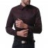 Men Casual Long Sleeve Formal Shirt Business Lapel Adults Tops White XXL