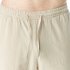 Men Casual Pants Drawstring Elastic Waist Solid Color Cotton Linen Jogging Pants For Yoga Fitness Brown S