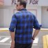 Men Casual Plaid Shirt With Pockets Design Lightweight Regular Fit Long Sleeve Button Down Tops 6013 yellow 195 129