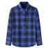 Men Casual Plaid Shirt With Pockets Design Lightweight Regular Fit Long Sleeve Button Down Tops 6013 yellow 210 144