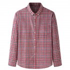 Men Casual Plaid Shirt With Pockets Design Lightweight Regular Fit Long Sleeve Button Down Tops
