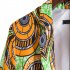Men Casual Suit African Ethnic Style Printing Single Breasted Casual Suit XF208 2XL