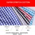 Men Cotton Loose Underwear Summer Breathable Multi color Boxer Trendy Plaid Printing Middle Waist Underwear black XXL