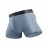 Men Cotton Soft Boxer Briefs Breathable Solid Color Trunks Underwear Multi color Loose Stretch Mid waist Underwear Black XXL